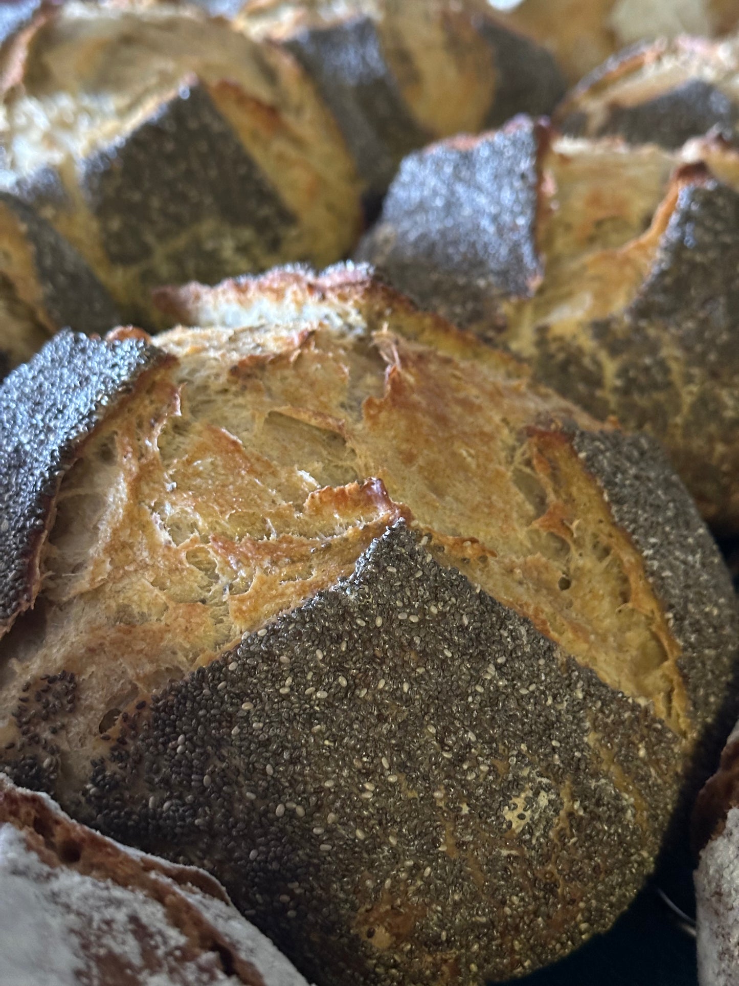 Sourdough loaf with Chia seeds