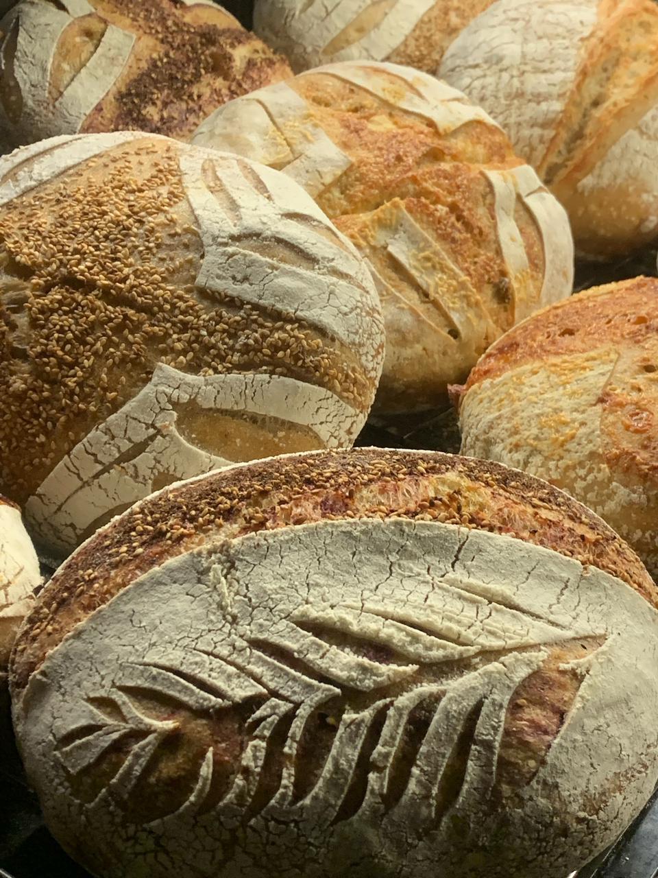 Sourdough sesame (weight ~900 grams)